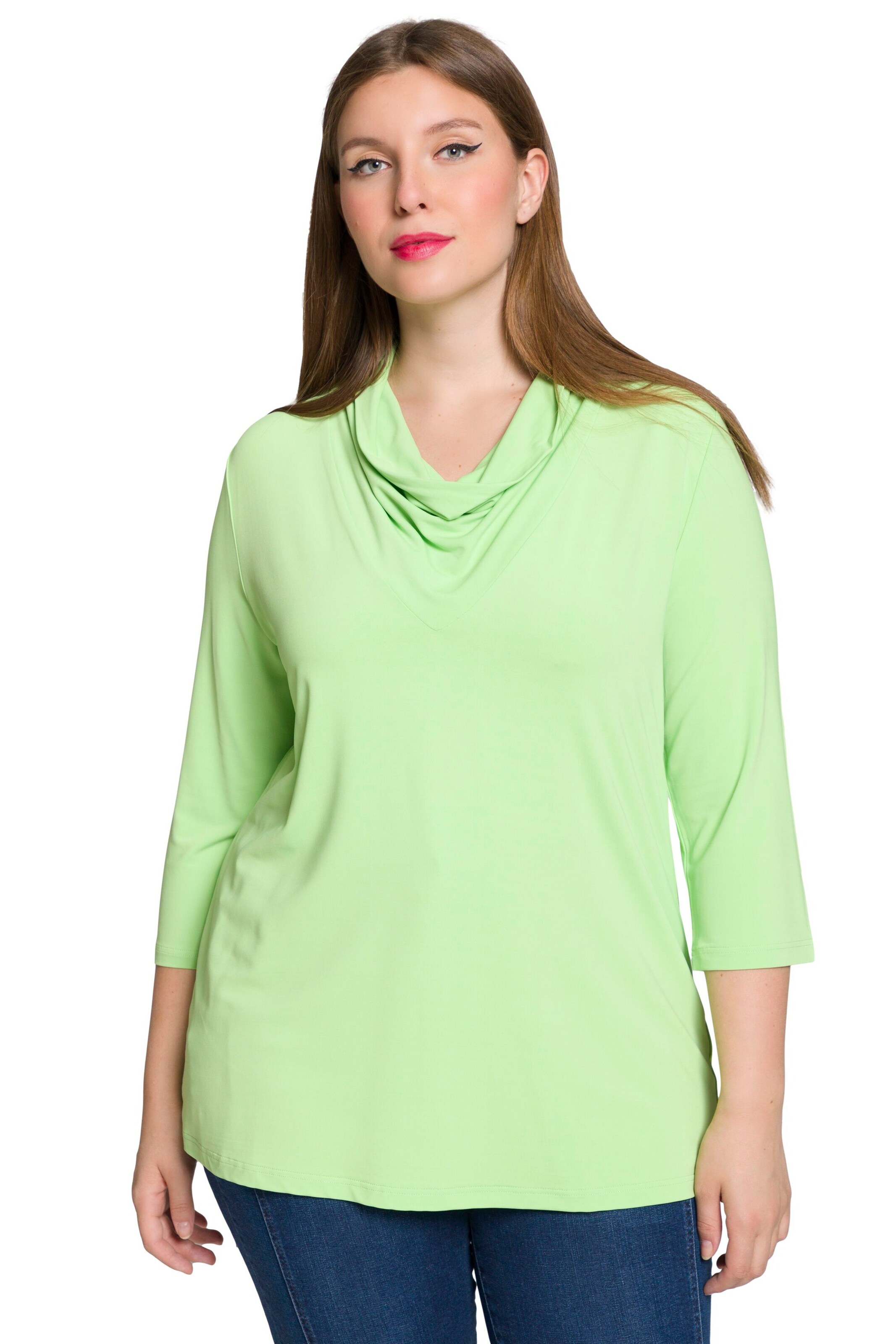 Ulla Popken Shirt in Green: front