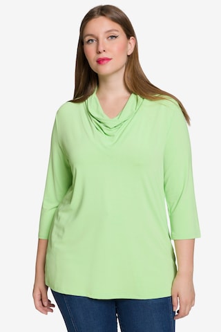 Ulla Popken Shirt in Groen: voorkant