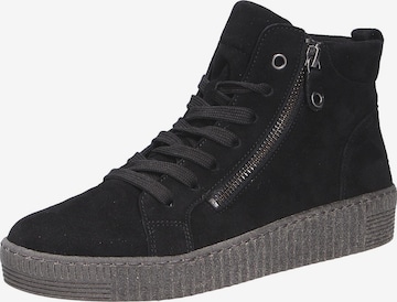 GABOR Lace-Up Boots in Black: front