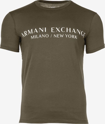 ARMANI EXCHANGE T-Shirt in Grün: predná strana