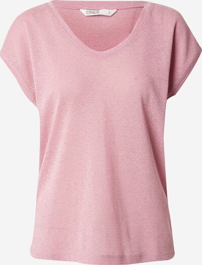 ONLY T-shirt 'Onlsilvery' en rose clair, Vue avec produit