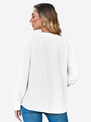 Camicia da donna di Imily Bela in bianco: dietro