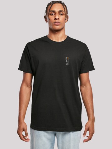 F4NT4STIC Shirt 'Kanagawa Welle - Golden Gai' in Zwart: voorkant