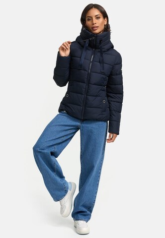 NAVAHOO Winter Jacket 'Amayaa' in Blue: front