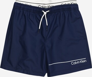 Shorts de bain 'Meta Legacy' Calvin Klein Swimwear en bleu : devant