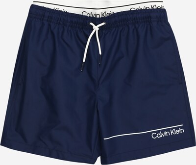 Calvin Klein Swimwear Peldšorti 'Meta Legacy', krāsa - tumši zils / balts, Preces skats