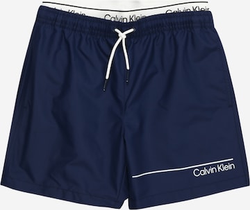 Calvin Klein Swimwear Badeshorts 'Meta Legacy' i blå: forside