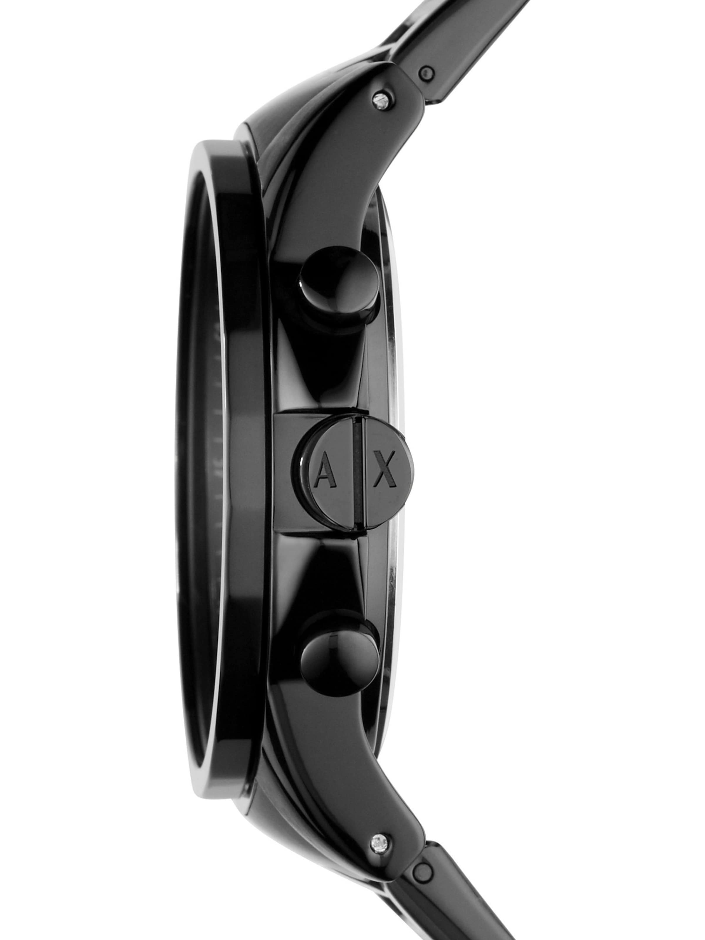 juoda ARMANI EXCHANGE Analoginis (įprasto dizaino) laikrodis