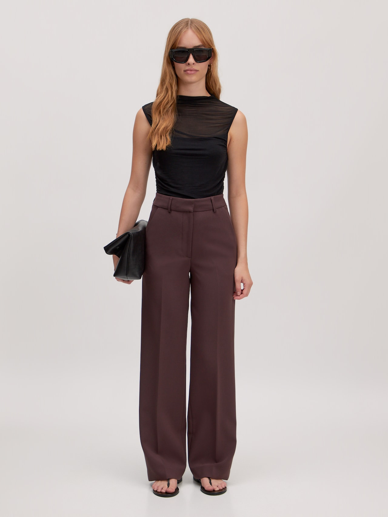 EDITED Pantaloni 'Lavea' marrone