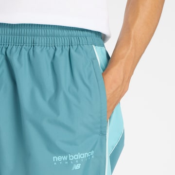 new balance Wide Leg Sporthose 'Trackside' in Blau