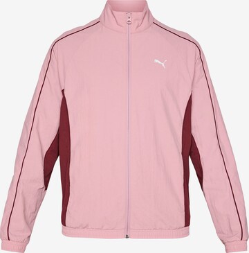 Giacca sportiva di PUMA in rosa: frontale