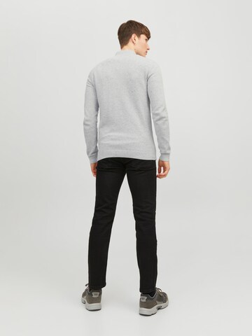 JACK & JONES Knit Cardigan 'Hill' in Grey