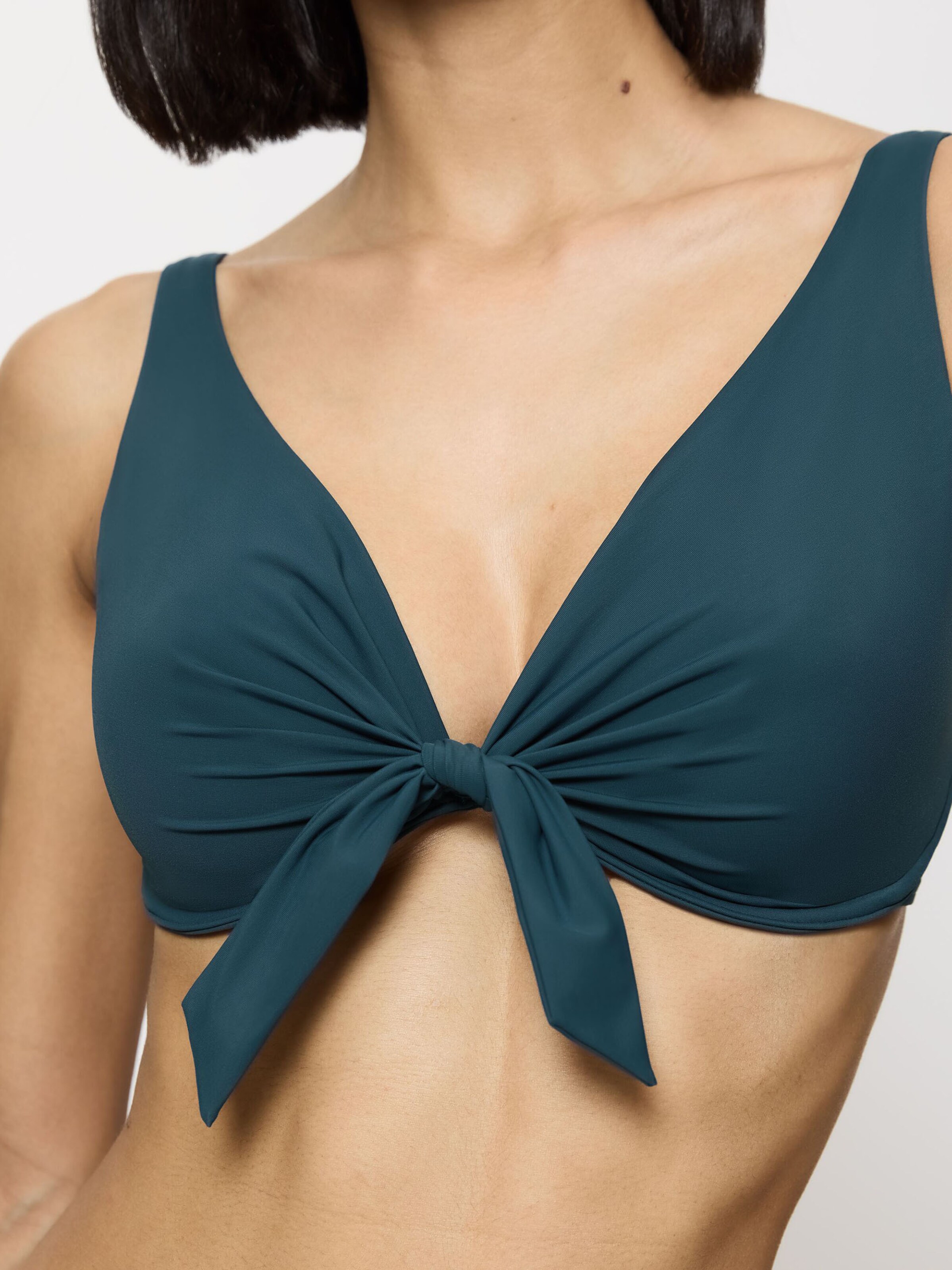 TRIUMPH Triangle Bikini Top ' Summer Twist ' in Green
