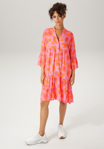 Aniston CASUAL Shirt Dress in Orange: front