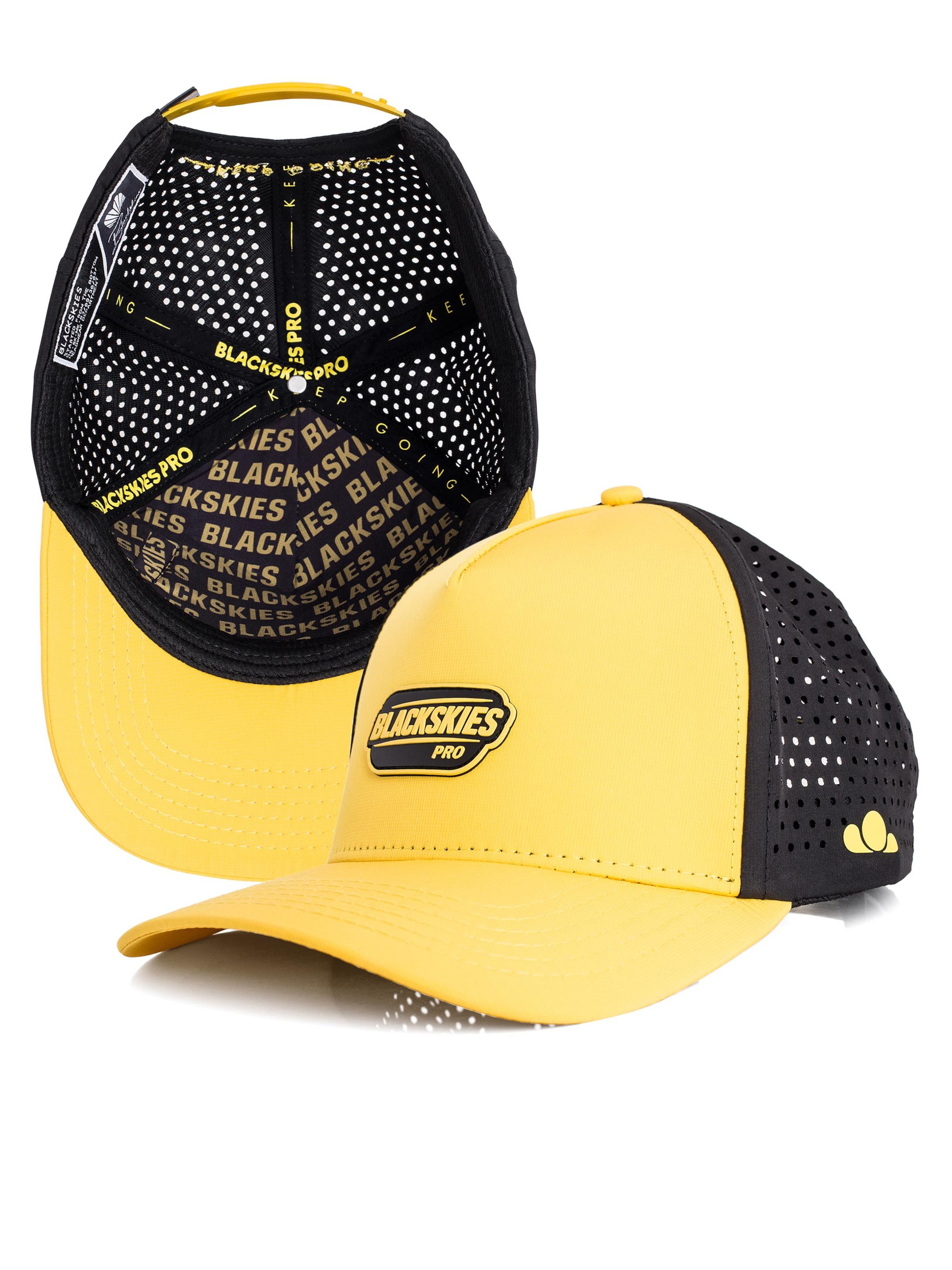 Blackskies Sportcap 'Pro Flow Sport Performance'‌‌‌‌ in Gelb: Vorderseite