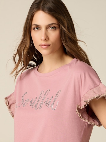 Maglietta di oltre in rosa