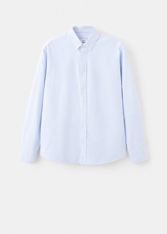 MANGO MAN Regular fit Button Up Shirt 'Kodak' in Blue