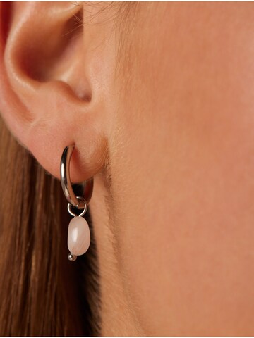 Boucles d'oreilles 'Colourful' Lucardi en argent : devant