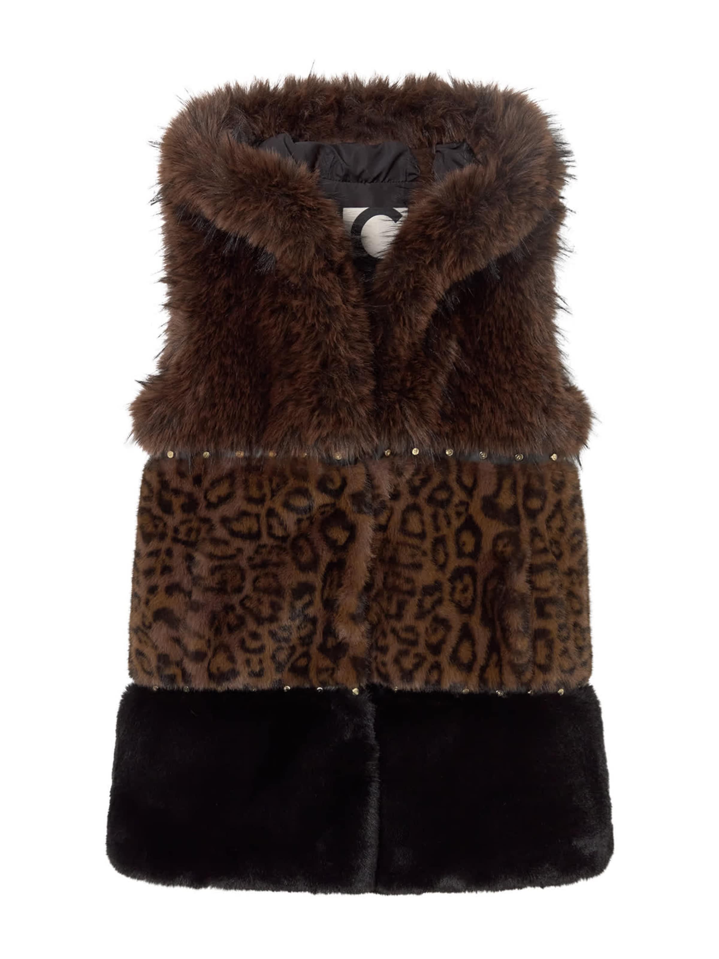 Cardigan Lola Casademunt en marron : devant