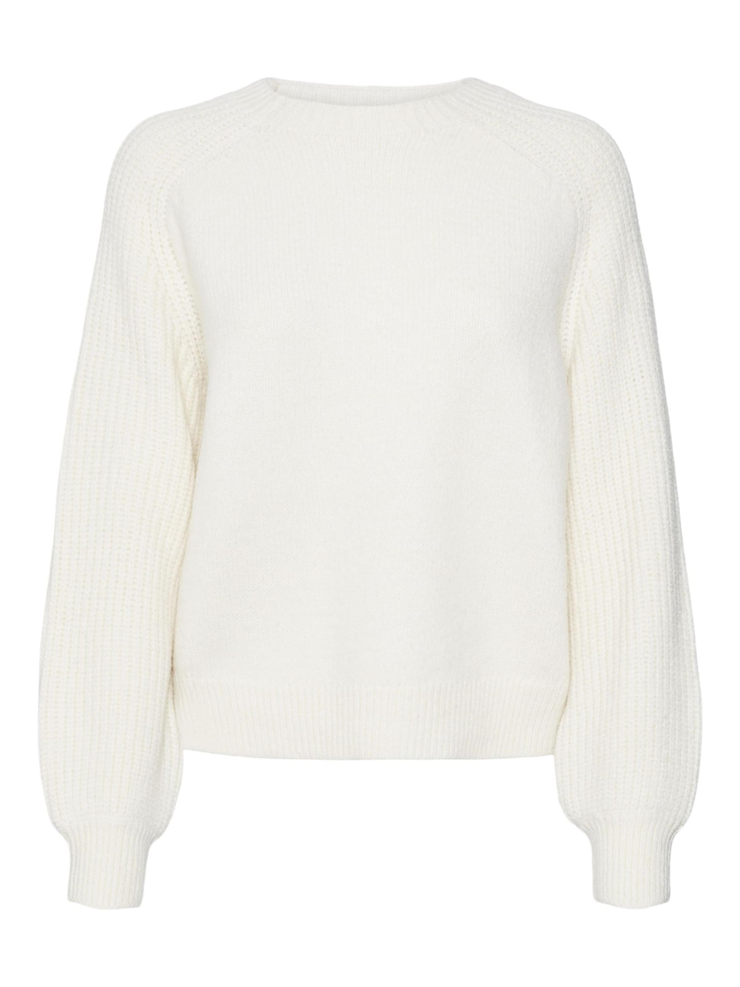 VERO MODA Sweter 'Enya' w kolorze biały: przód