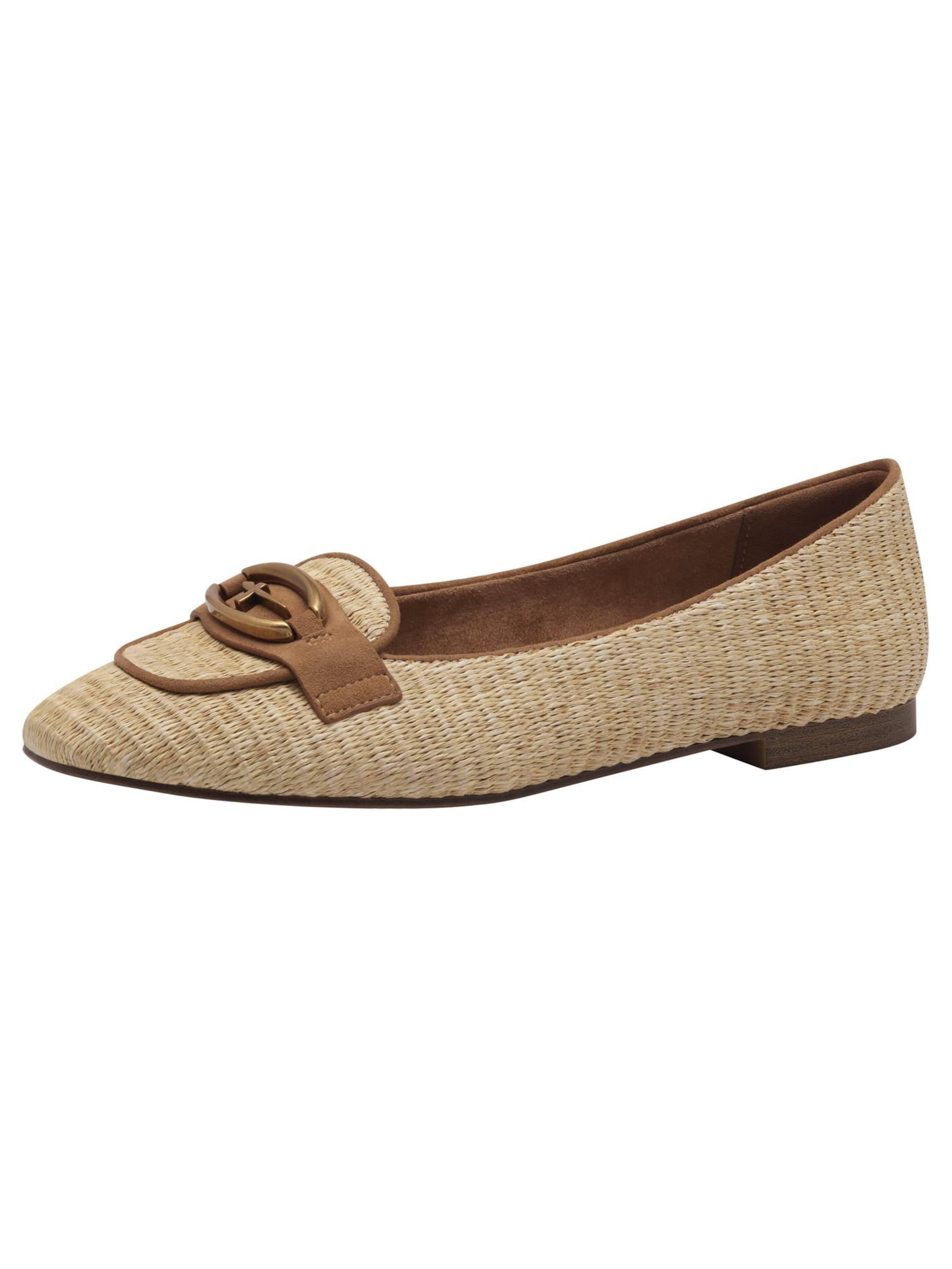 Ballerines Tamaris en beige : devant