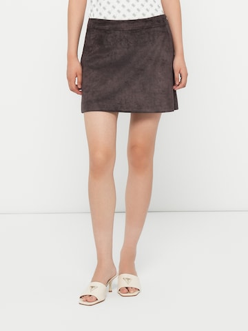 GUESS Юбка 'CAMRYN' в Коричневый: спереди