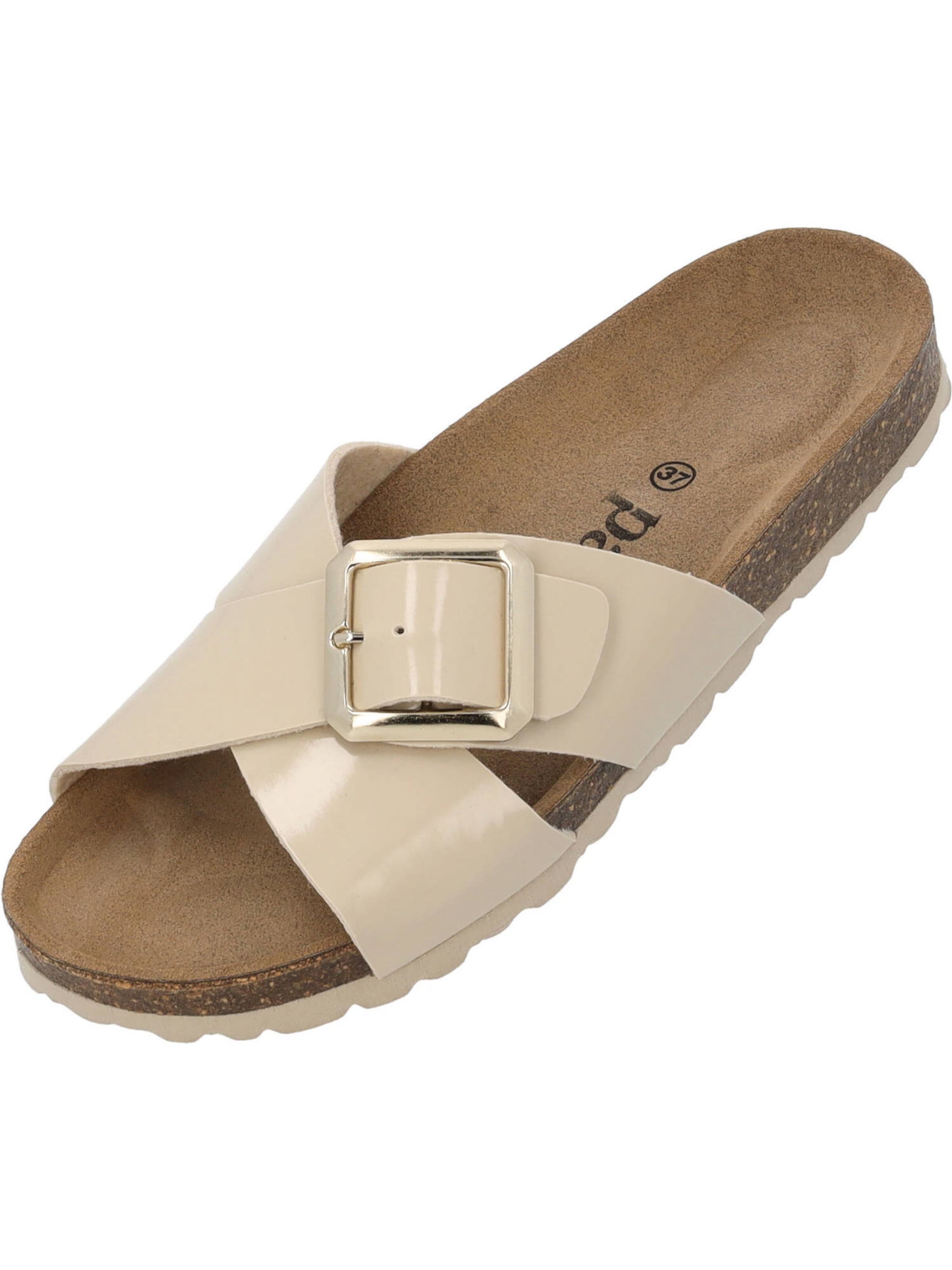 Zoccoletto 'Ranreak' di Palado in beige: frontale