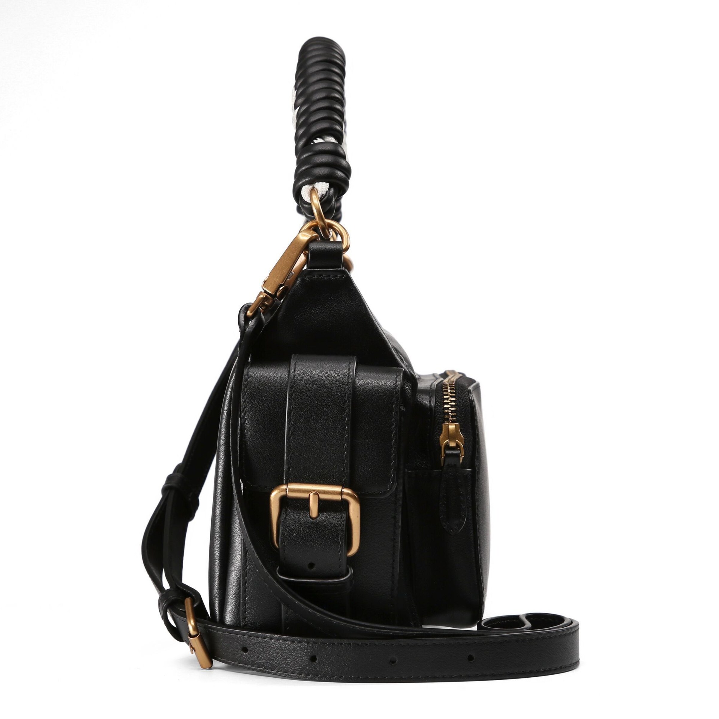 PINKO Schultertasche 'Cargo' in Schwarz