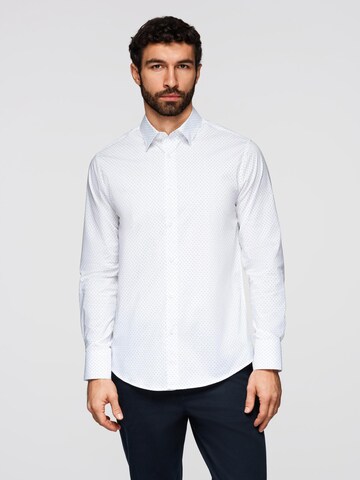 Ombre - Ajuste regular Camisa en blanco