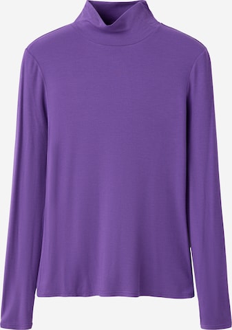 Tricou 'SPECIAL' de la MANGO pe mov: față