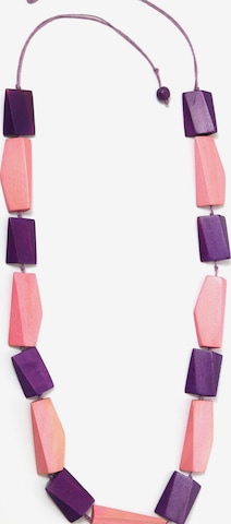 COLLEZIONE ALESSANDRO Necklace 'Hanni' in Pink: front