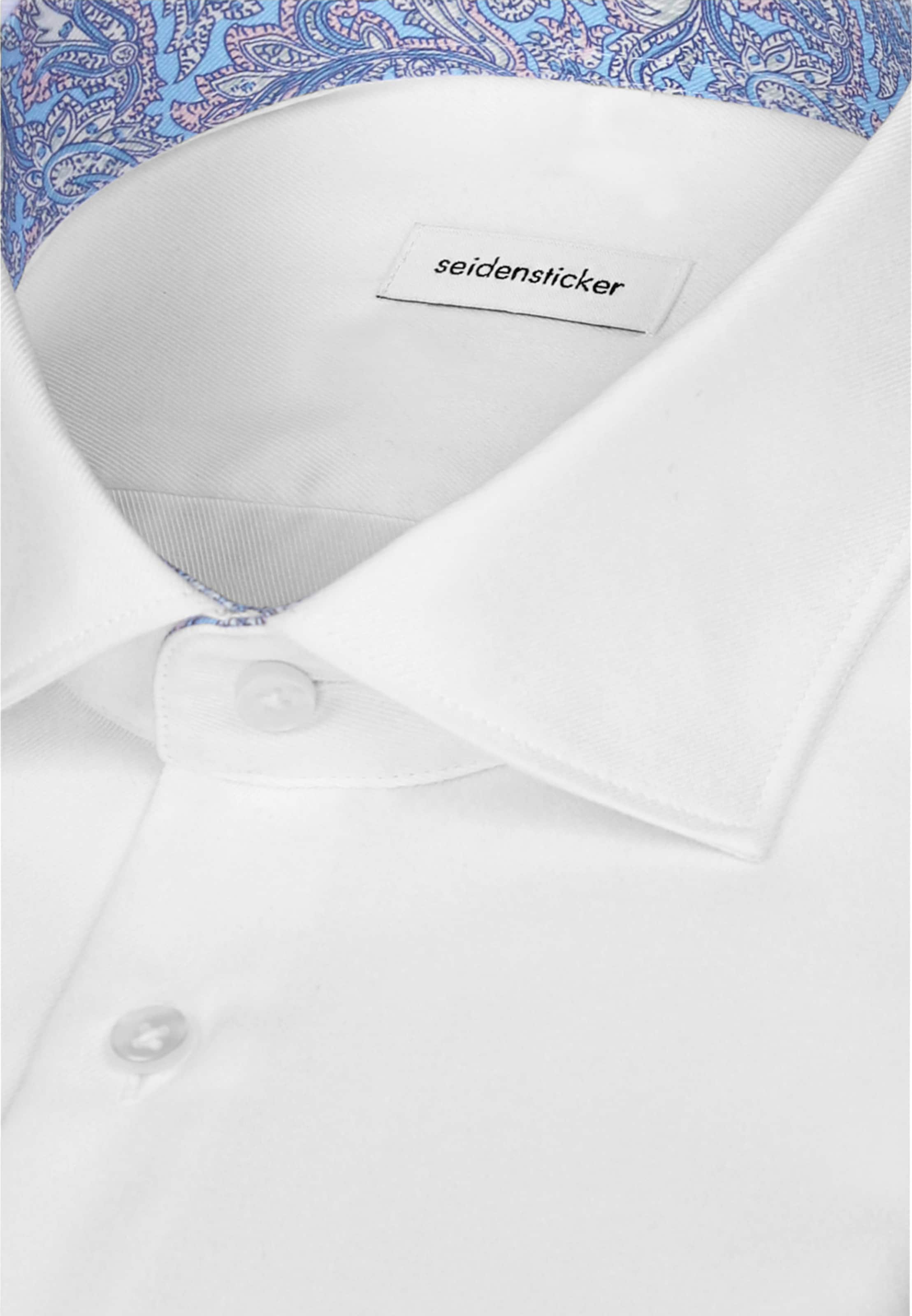 SEIDENSTICKER Slim fit Business shirt in White