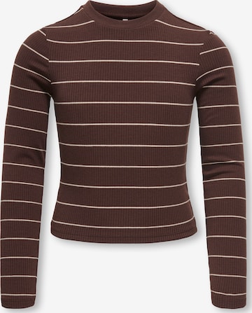 ONLY GIRLS Shirt 'KOGLUPE' in Brown: front