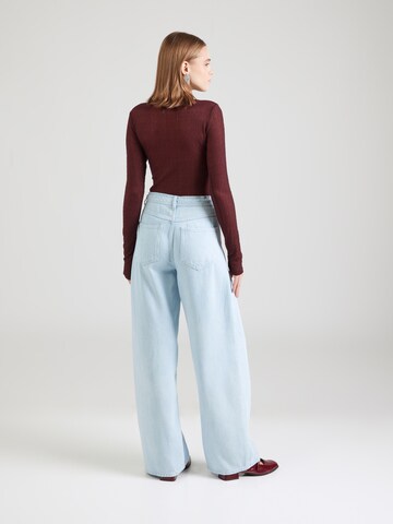 SECOND FEMALE Wide leg Jeans 'Irvin' in Blue