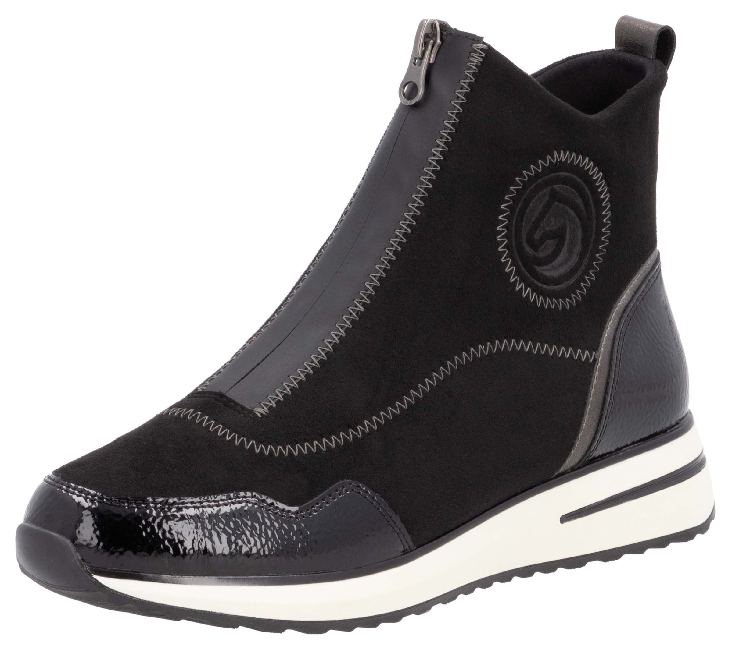 Slip on REMONTE en noir : devant