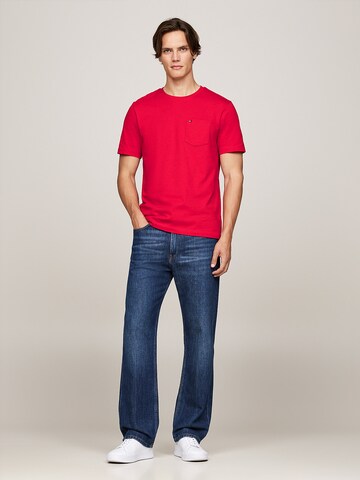 T-Shirt 'Essential' TOMMY HILFIGER en rouge