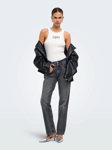 ONLY - Top 'ONLIRIS' en blanco