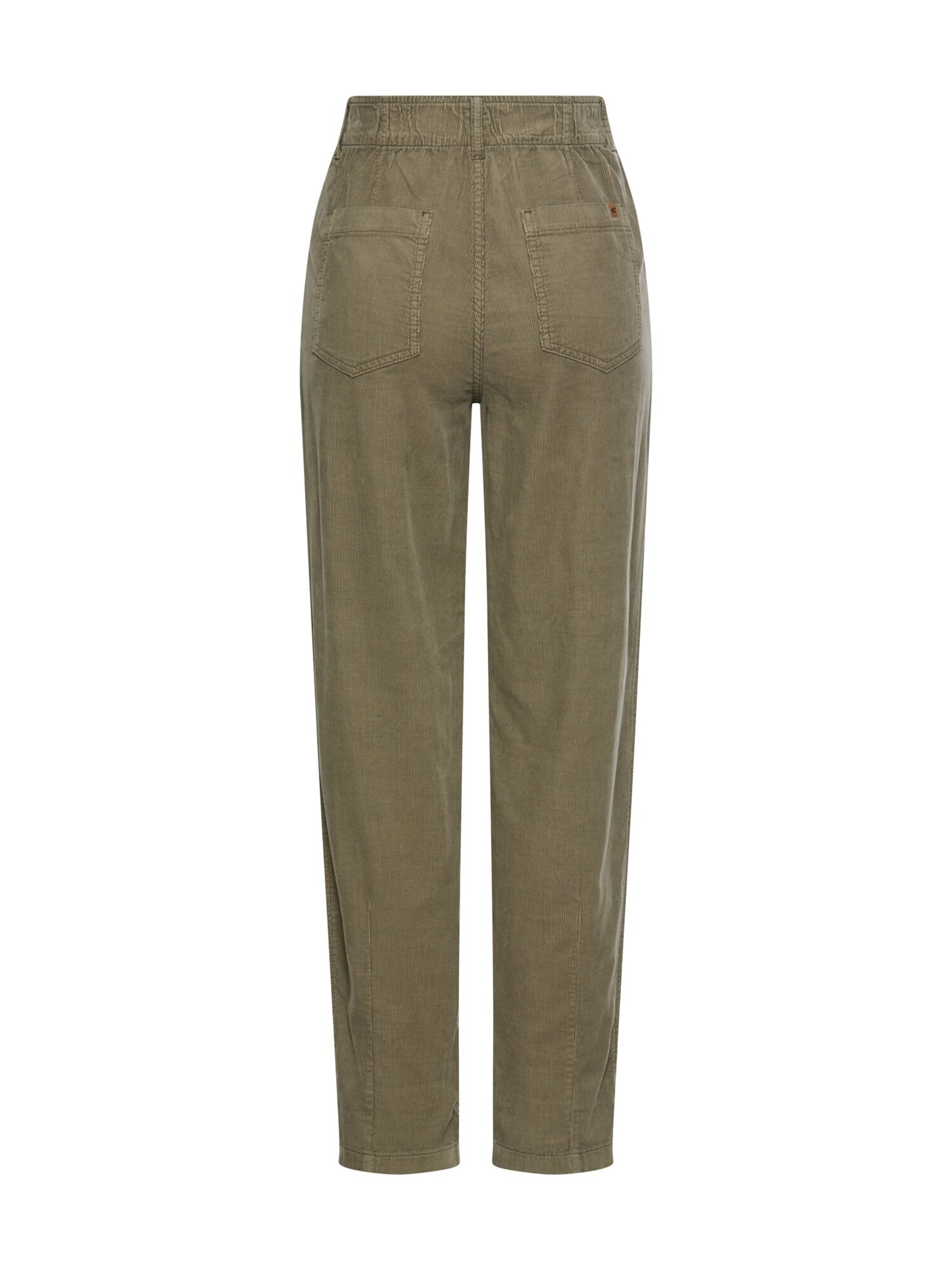 CAMEL ACTIVE Regular Worker-Chino mit elastischem Bund in Grün