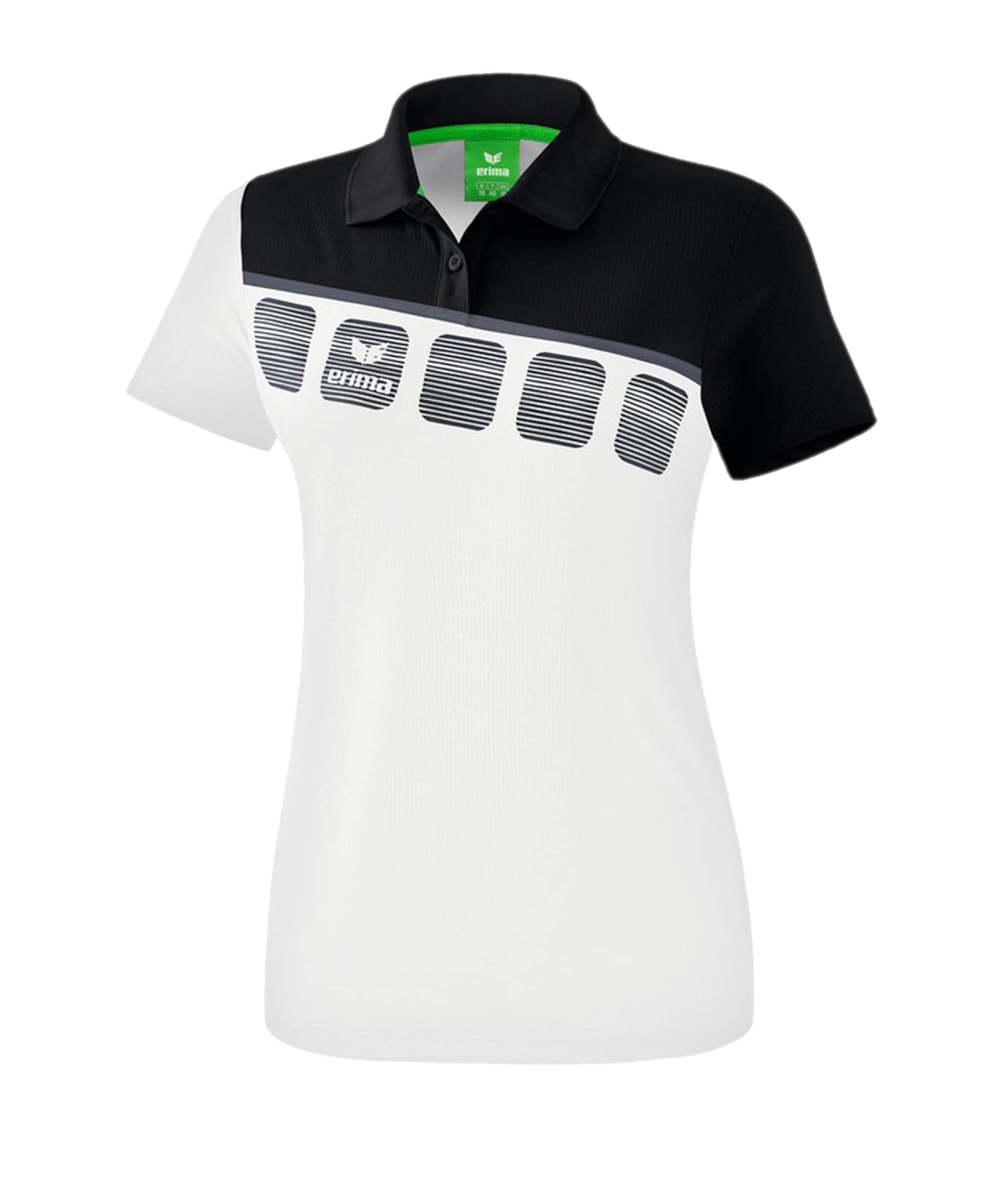 ERIMA Poloshirt in Weiß: Vorderseite