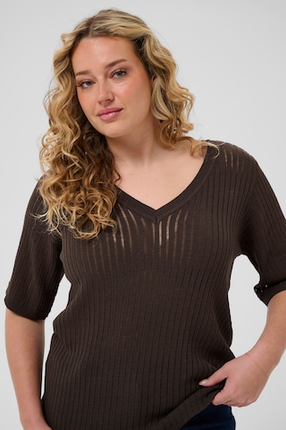 Pull-over 'KCabeline' KAFFE CURVE en marron