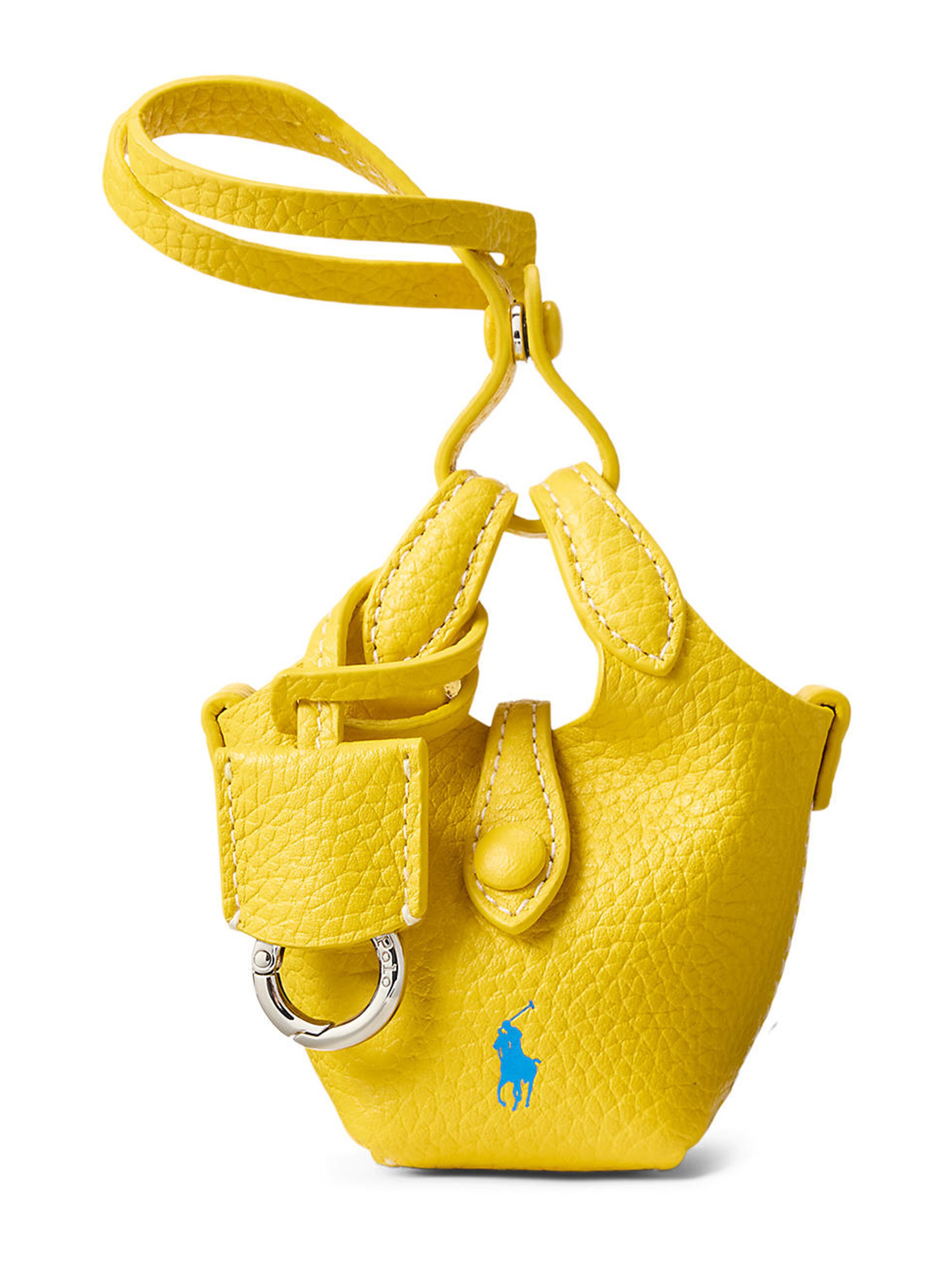 Polo Ralph Lauren Taschenanhänger in Gelb: Vorderseite