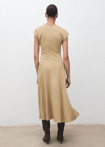 MANGO Kleid 'Sprung' in Braun
