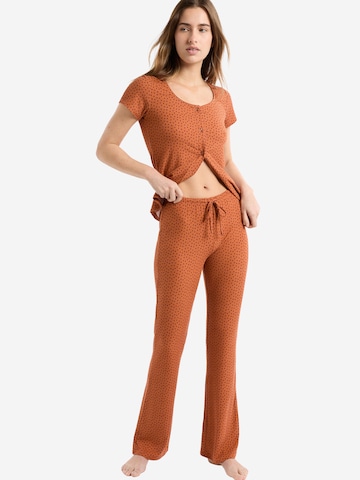 ETAM Pyjamahose 'Manar' in Braun