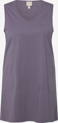 T-shirt Ulla Popken en violet : devant