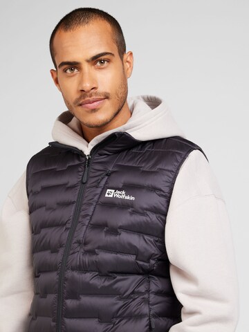 JACK WOLFSKIN Sportweste 'PASSAMANI' in Schwarz