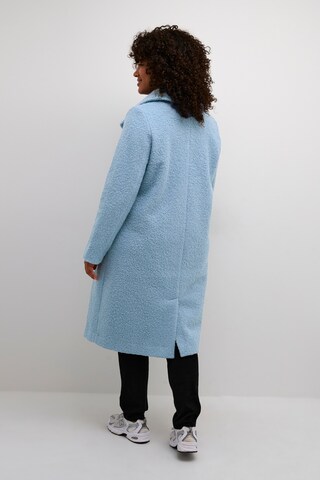 KAFFE CURVE Between-Seasons Coat 'Canni ' in Blue