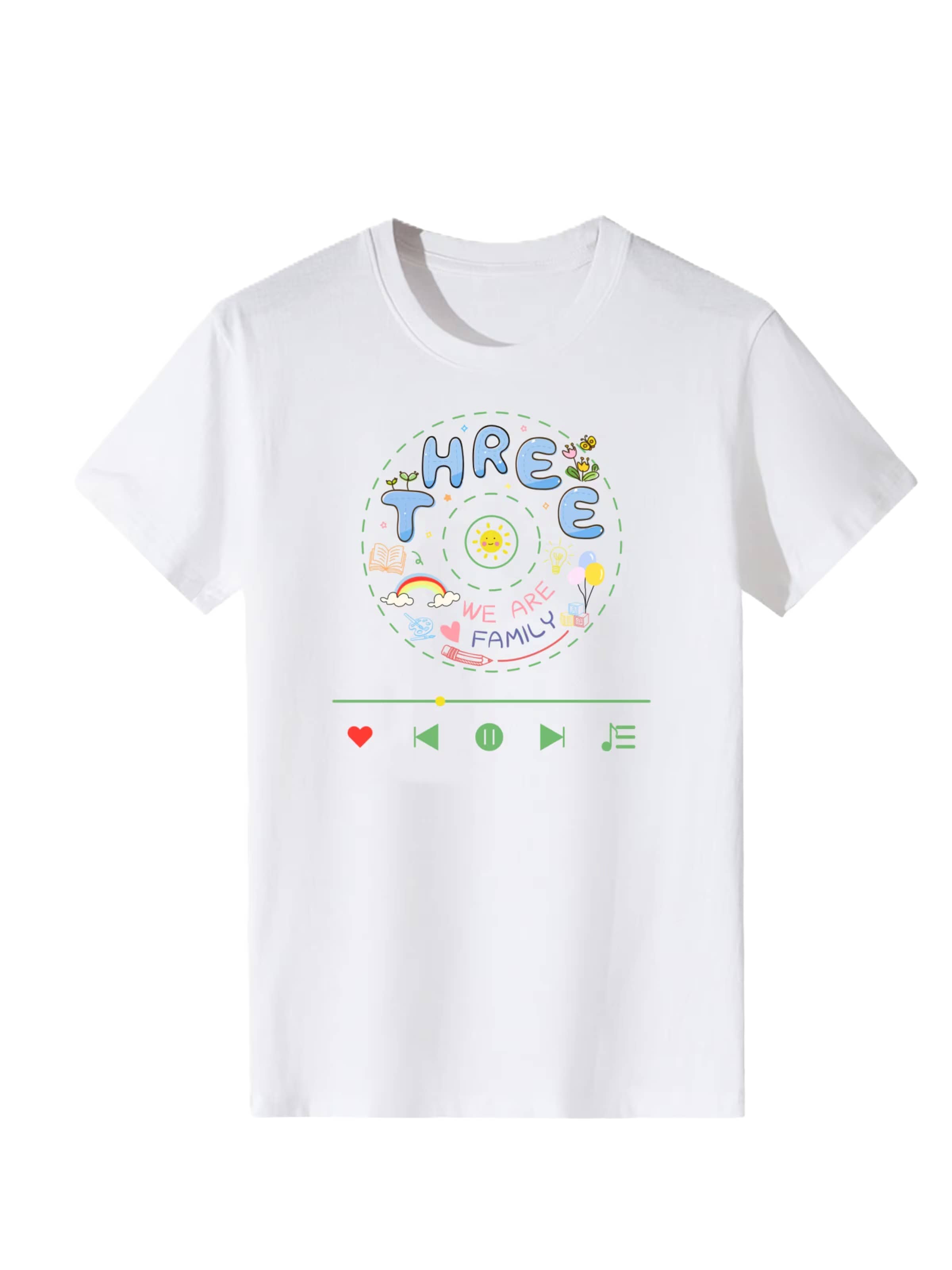 T-shirt LapaPlus en blanc : devant