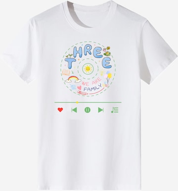 T-shirt LapaPlus en blanc : devant