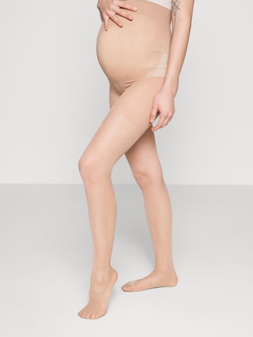 Lindex Maternity Feinstrumpfhose in Beige: Vorderseite