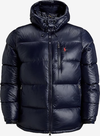 Polo Ralph Lauren Big & Tall Winterjas in Blauw: voorkant